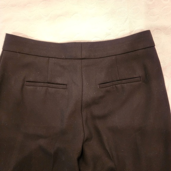 Ann Taylor Womens Pants Size 4 Black Wide Leg Crop Culottes Career Work Trousers - Picture 12 of 12